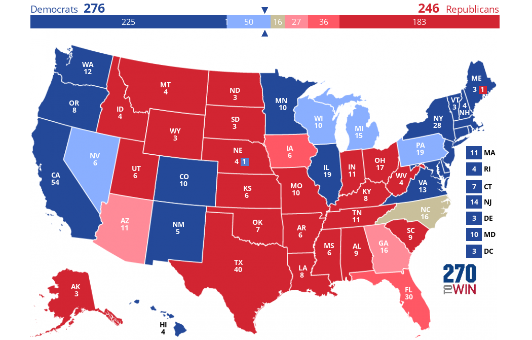 September 27 Forecast Update: Harris Above 59%